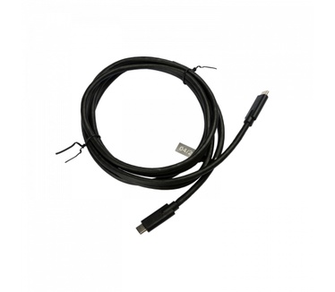 V7 USB-C to USB-C Cable 2m Black Zwart