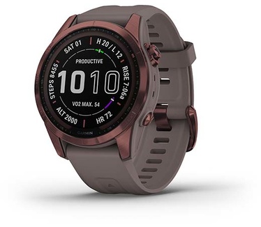 Garmin fēnix 7S Sapphire Solar Brons (Grijs)