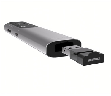 Marmitek WPR 400 - Draadloze presenter - Geavanceerde Presentatieklikker met Digitale Aanwijzer, Zoom en Air Mouse-Functie