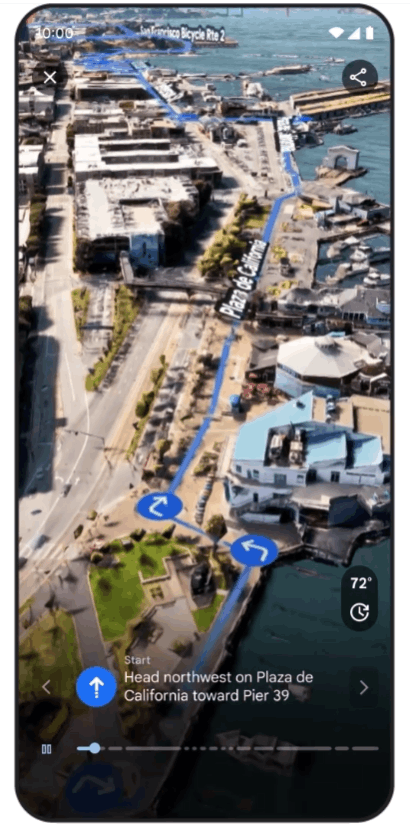 Maps Immersive view
