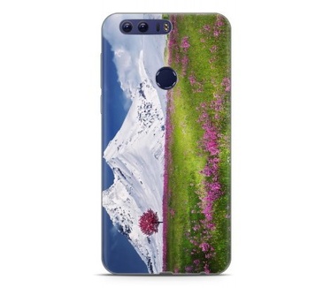 Just in Case Honor 8 Hoesje bloemen en bergen