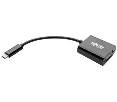 Tripp-Lite USB C to VGA Adapter Zwart
