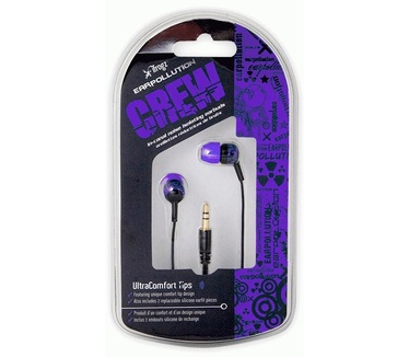 iFrogz EarPollution Crew Grape (Paars)