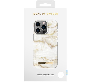 iDeal of Sweden Golden Pearl Marble (iPhone 13 Pro) Goud