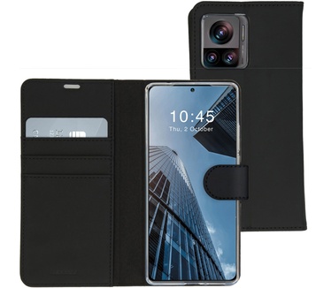 Accezz Wallet Softcase Bookcase Motorola Edge 30 Ultra - Zwart
