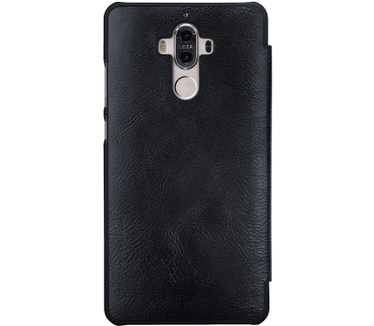 Nillkin Qin S-View Slim Book Case voor Huawei Mate 9 - Zwart Zwart