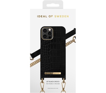 iDeal of Sweden Necklace Case (iPhone 12 Pro Max) Zwart