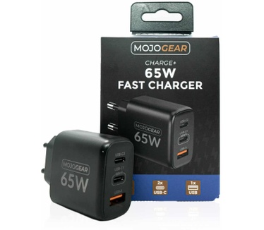 Mojogear CHARGE+ 65W oplader met 3 poorten USB / USB-C