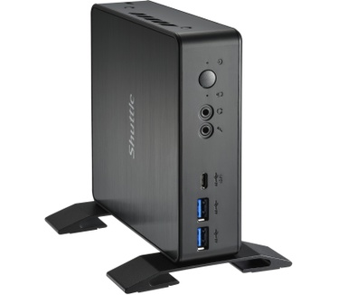Shuttle Nano PC NC4010XAV2 , Intel Celeron 7305, 8GB DDR4, 250GB M.2 (NVMe), 1x HDMI, 1x DP, 7x USB, 1x LAN, incl. VESA and stand