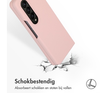 Accezz Liquid Silicone Backcover Samsung Galaxy Z Fold 4 - Roze