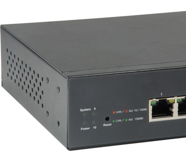 LevelOne 10-Port Web Smart Gigabit PoE Switch, 8 PoE Outputs, 2 x Gigabit SFP, 70W
