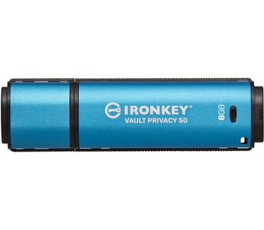 Kingston IronKey Vault Privacy 50 8GB Blauw