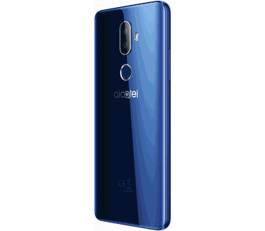 Alcatel 3V Blauw Zwart