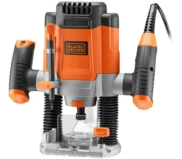 Black & Decker BLACK+DECKER KW1200EKA-QS Bovenfrees - 1200W - incl. accessoires en koffer
