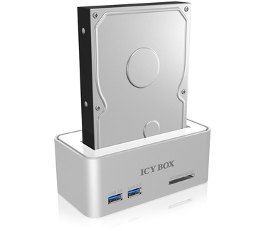 Icy Box IB-111HCr-U3 Zilver