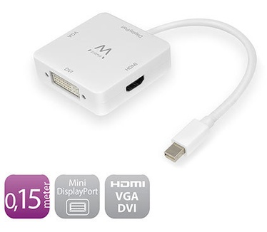 Ewent EW9863 Mini DisplayPort naar HDMI/VGA/DVI converter 4K@30Hz
