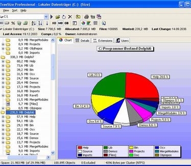 TreeSize Professional screenshot (resized)