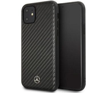 Mercedes-Benz Carbon Hard Case - Apple iPhone 11 (6.1'') - Zwart  Zwart