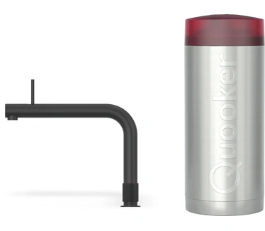 Quooker Front Zwart incl. COMBI+ reservoir
