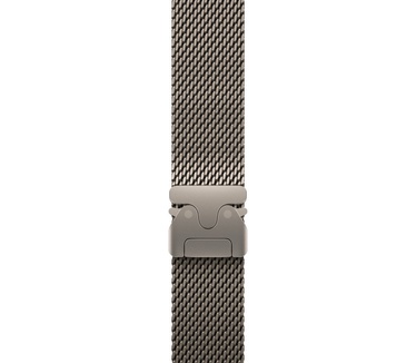 Apple Watch Strap - 49mm - Natural Titanium - Milanese Loop - Lage
