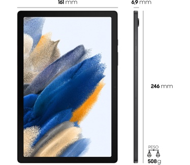 Samsung Galaxy Tab A8, Wi-Fi, 4GB ram, 64GB opslag Grijs - productfoto