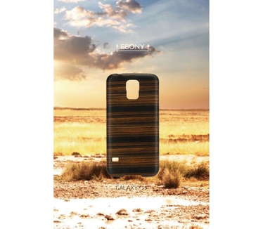 Man&Wood Ebony Snap On Case for Samsung Galaxy S5