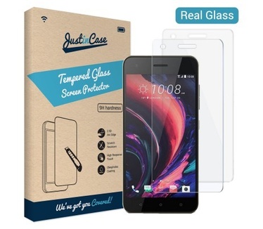 Just in Case Tempered Glass HTC Desire 10 Lifestyle - 2 pack