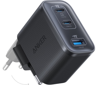Anker Nano Charger (70W, 3 Ports) Zwart