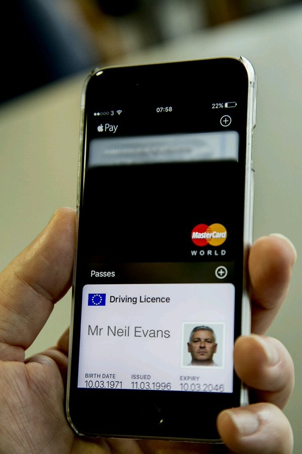 Rijbewijs in Apple Wallet
