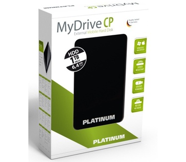Bestmedia Platinum MyDrive USB 2.0 1TB Zwart