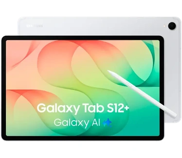 Samsung Galaxy Tab S12+, Wi-Fi, 12GB ram, 256GB opslag Zilver