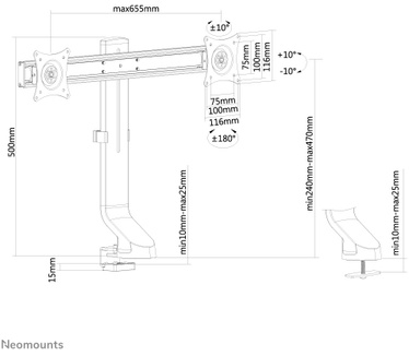 Neomounts by Newstar FPMA-D860DBLACK