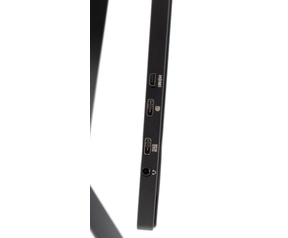 Asus XG17 aansluitingen en knoppen