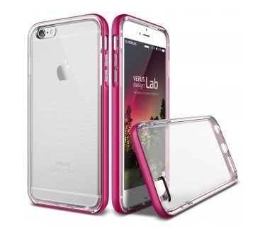 Verus Crystal Bumper Apple iPhone 6/6s Case - Hot Pink