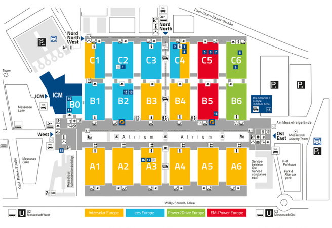 Intersolar-plattegrond