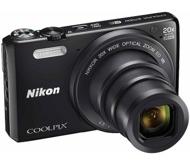 Nikon Coolpix S7000 + 8GB SD + Tas Wit
