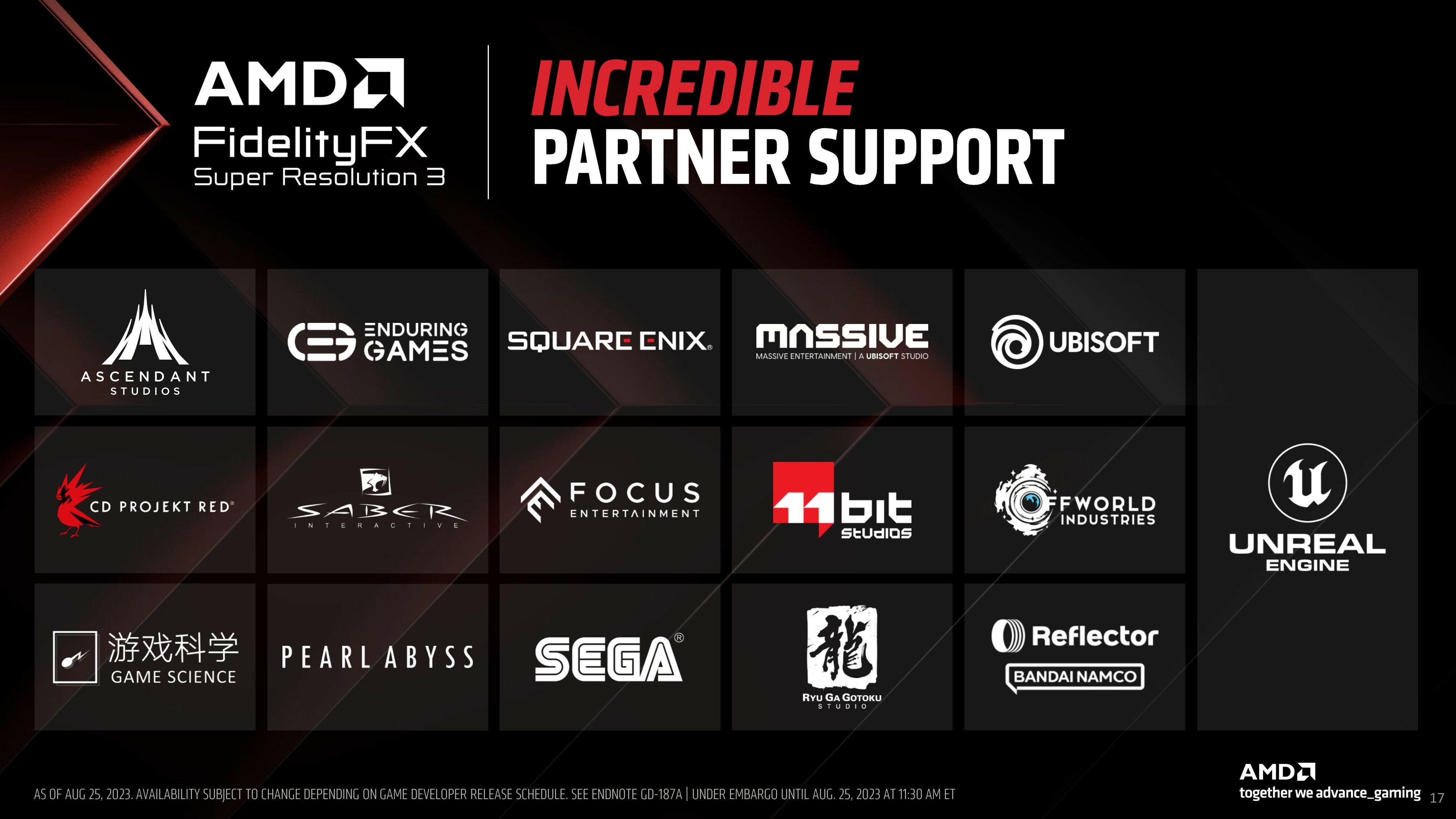 AMD FidelityFX Super Resolution 3 met framegeneration verschijnt ...