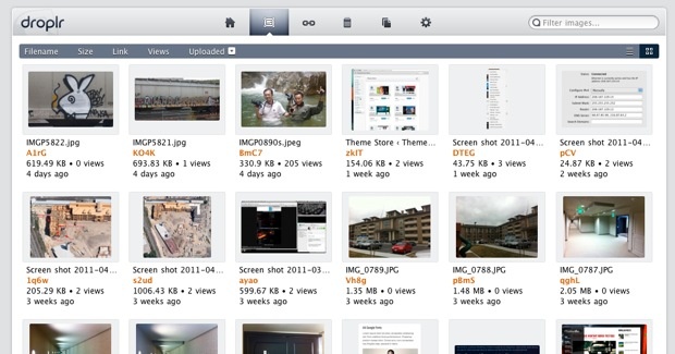 Droplr-screenshot