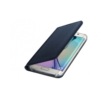 Samsung Flip Wallet Galaxy S6 edge - EF-WG925BB - Black (Fabric)