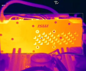 MSI RX 480 warmtebeelden