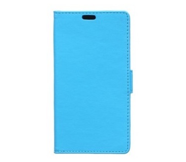qMust Alcatel One Touch Idol 3 (5.5) Wallet Case - hoesje met stand - blauw