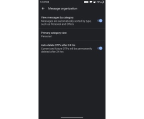 Google Messages 2021 otp