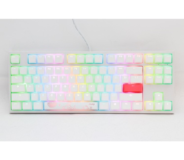 Ducky One 2 TKL White RGB MX Red US