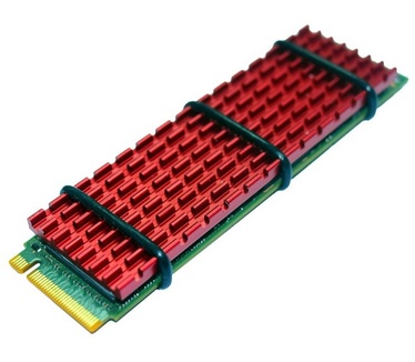 Gelid Solutions Subzero M.2 SSD Cooling Kit - Red