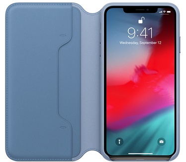 Apple iPhone Xs Max Leather Folio (iPhone XS Max) Blauw