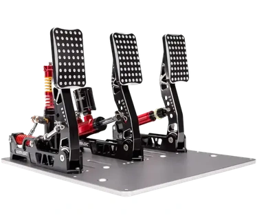 Simagic P2000, 3-Pedaal-Set, 100 kg Loadcell Zwart