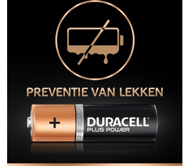Duracell Plus Power alkaline AAA-batterijen, verpakking van 8