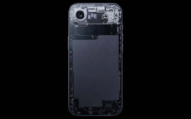 De accu van de iPhone Air lijkt elke beschikbare millimeter te benutten.