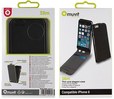 Muvit MUSLI0486 (iPhone 6/6s) Zwart