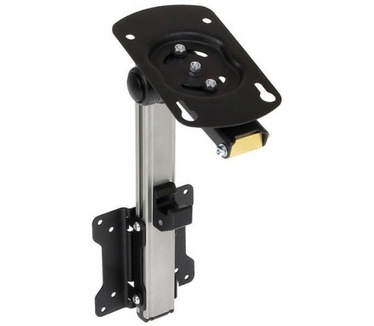 Techly Fold-Up Retractable Ceiling Mount for TV LED/LCD 17"-37" Black